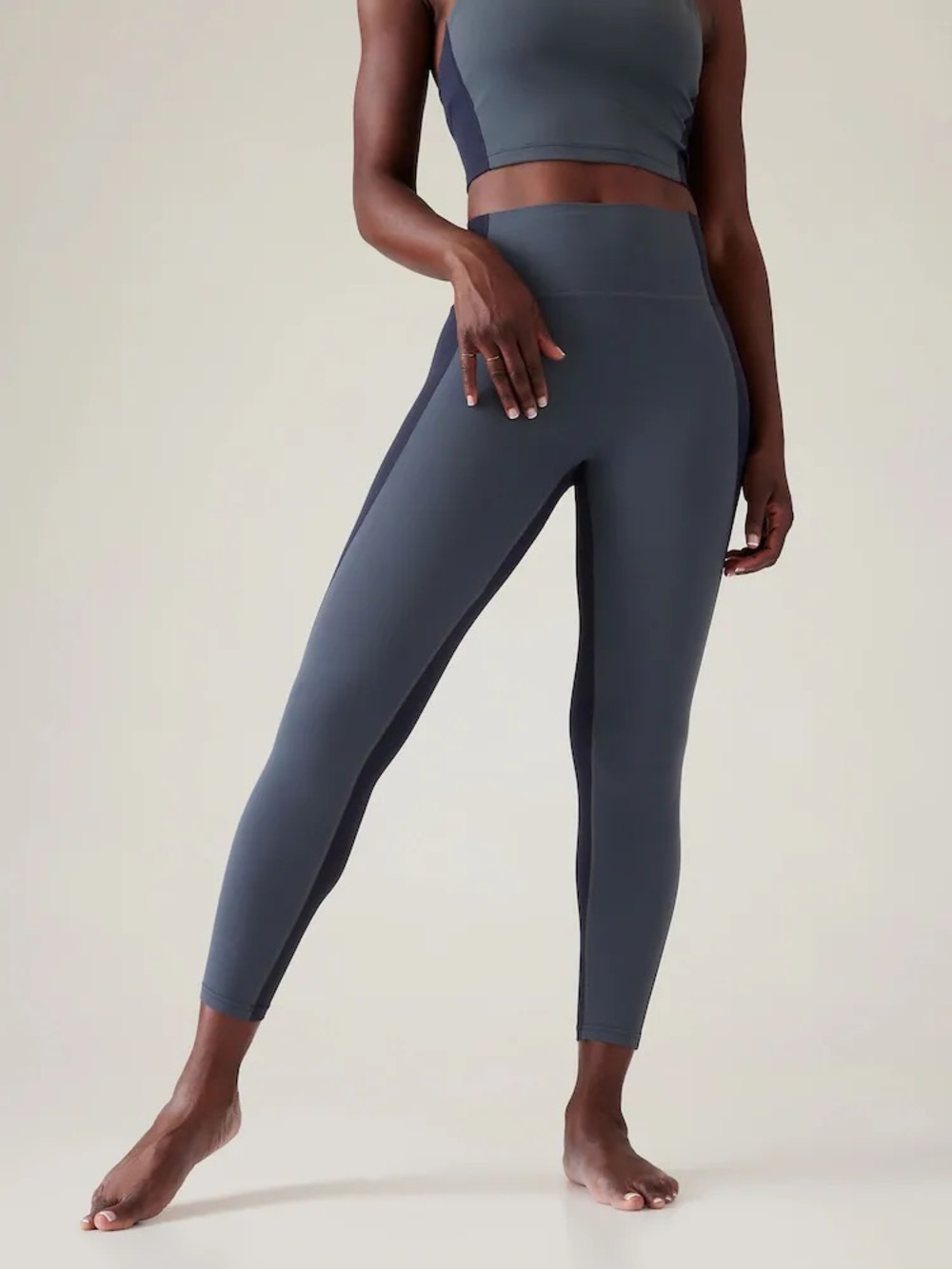Athleta NWT Transcend Colorblock 7/8 Tight XS